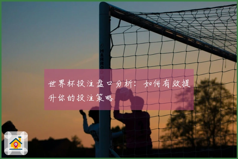 世界杯投注盘口分析:如何有效提升你的投注策略